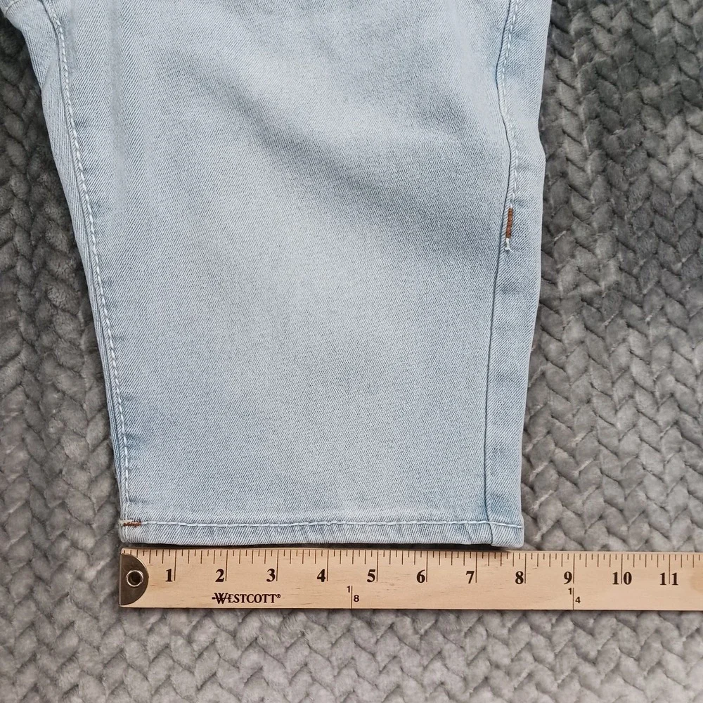 True Religion Rocco Shorts Mens 30 Blue Cotton Denim Bermuda Relaxed Fit Stretch